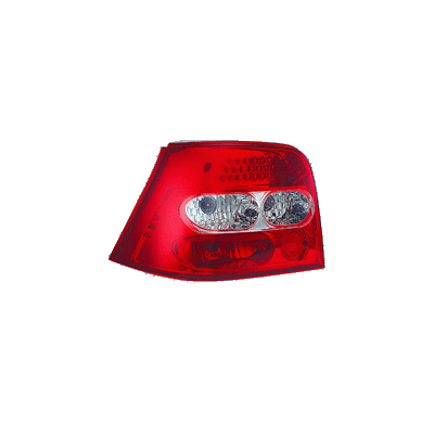Pilotos Led Al Vw Golf Iv 97-03 Led Red/Clear