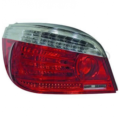 Pilotos LED BMW E60 2003-2007 rojo/cromo DEPO