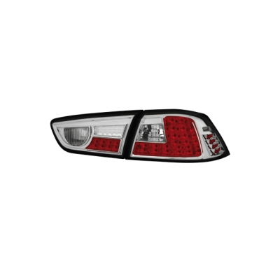 Pilotos Led Mitsubishi Lancer Ab 08 Cromados