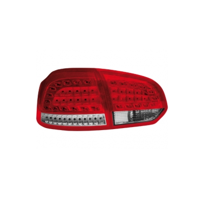 Pilotos Led Vw Golf Vi _Con Intermitente De Led_ Rojo/Crystal