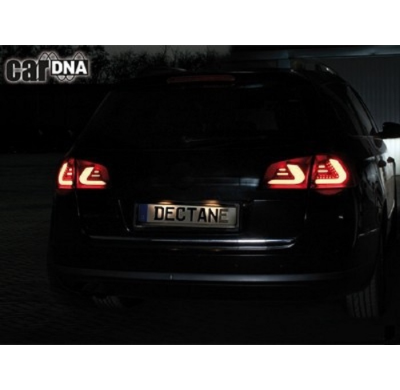 Pilotos Led Vw Passat 3c Variant 05-10 _Negro/Ahumado