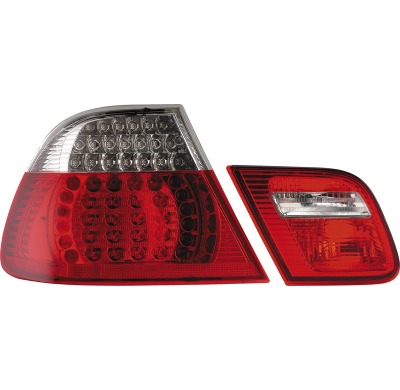 Pilotos Trasero Bm 3 E46 Cabrio 4/99-3/03 Led Red/Clear