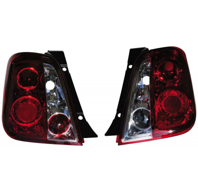 Pilotos Traseros 500 8/07- Red/Clear