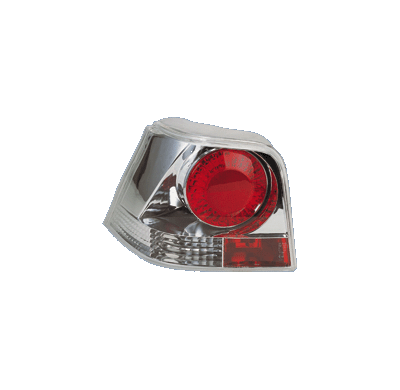 Pilotos Traseros Al Vw Golf Iv Chrome 97-03 Round Un