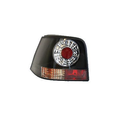 Pilotos Traseros Al Vw Golf Iv Led Black 97-03 Round
