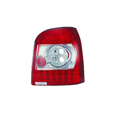 Pilotos Traseros Au A4 Avant 95-00 Led Red/Clear