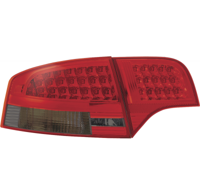 Pilotos Traseros Au A4 B7 Sedan 11/04-11/07 Led Red/Smoke