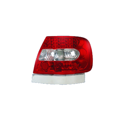 Pilotos Traseros Au A4 Sedan 95-00 Led Red/Clear