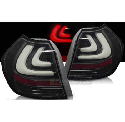 Pilotos Traseros Led Bmw E87/E81 04-08.07 Ahumado Negro Led Bar