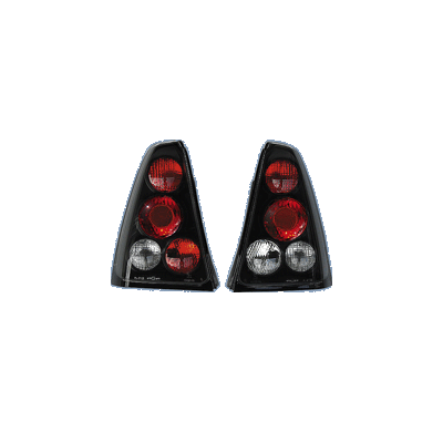 Pilotos Traseros Tail Lights Dc Logan 4/05- Black Excl. Mcv