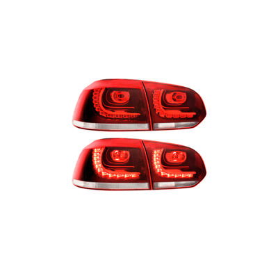 Pilotos Traseros Vw Golf Vi 08-12 Led R-Look R/C