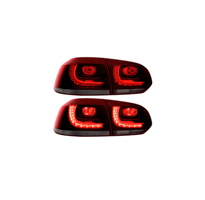 Pilotos Traseros Vw Golf Vi 08-12 Led R-Look R/S