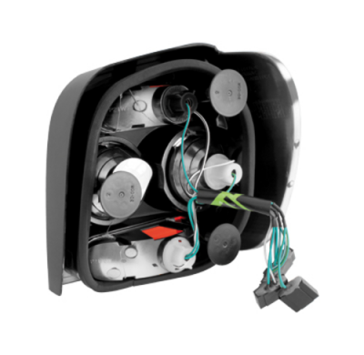 Pilotos Traseros Vw Polo 6n 95-98_Negro