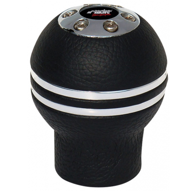 Pomo Indigo Black Leather/Chrome