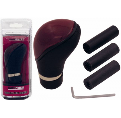 Pomo Palanca Cambio Madera/Negro