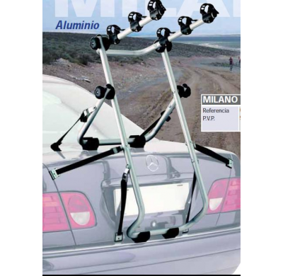 Portabicicletas Trasero Milano Alu 3 Bicicletas
