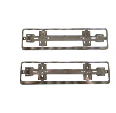 Portamatricula Cromado 2 Unidades