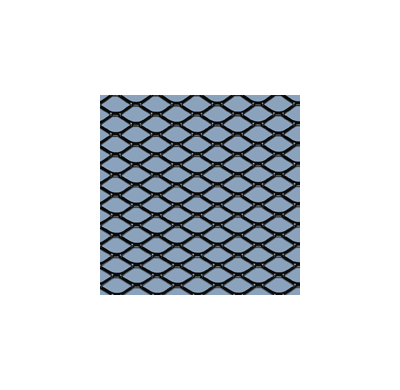 Rejilla Aluminio  Black 125x25 Cm/Ruit 16x8