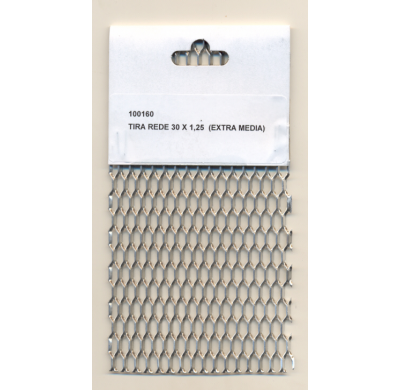 Rejilla Aluminio-Color Plata 0,30x1,00 Normal Mediana