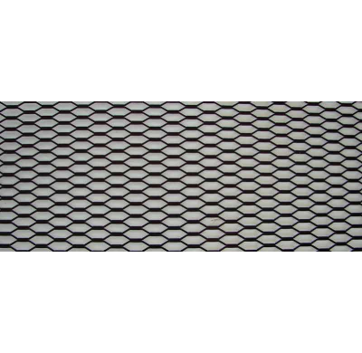 Rejilla De Aluminio Racing Iv Negro 120x30cm