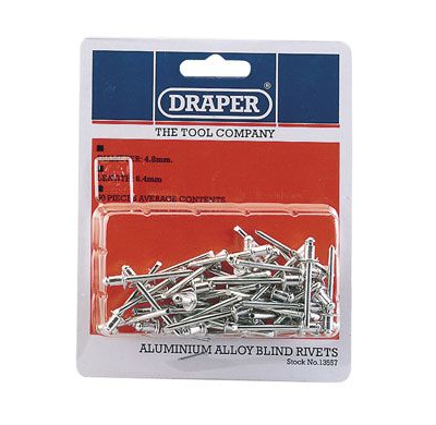 Remaches De Aluminio ø4,8 X 5,8mm 50pzs