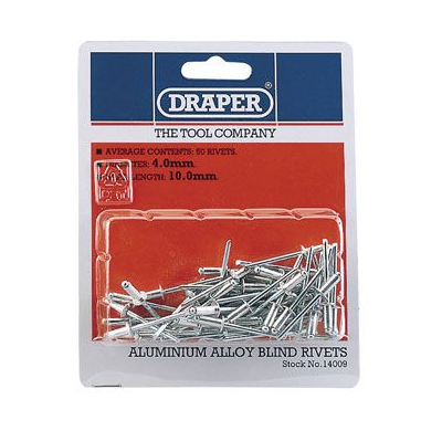 Remaches De Aluminio ø4 X 10,8mm 50pzs