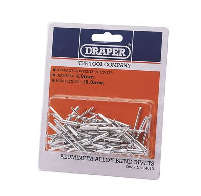 Remaches De Aluminio ø4 X 15,8mm 50pzs