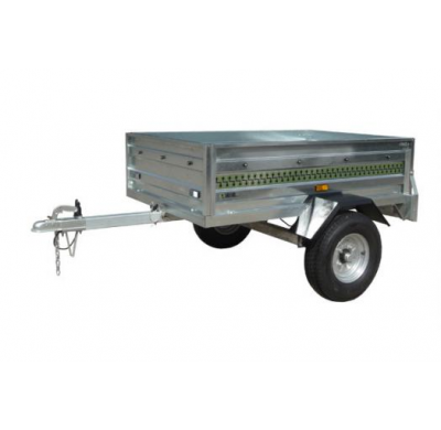 Remolque De Carga Galvanizado Eco-1240 - 300/300 Kgs.