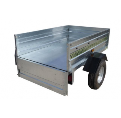 Remolque De Carga Galvanizado Eco-1240 - 300/300 Kgs.