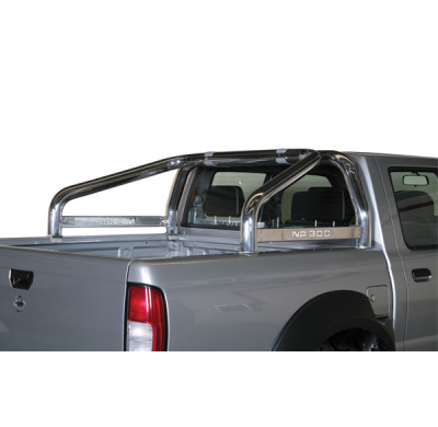 Roll-Bar Duplo C/Leg. Acero Inoxidable Nissan Np300