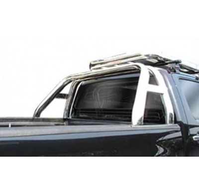 Roll-Bar Sencillo Oval Acero Inoxidable Hilux / Vigo