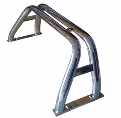 Roll-Bar Sencillo Oval  Acero Inoxidable Toyota