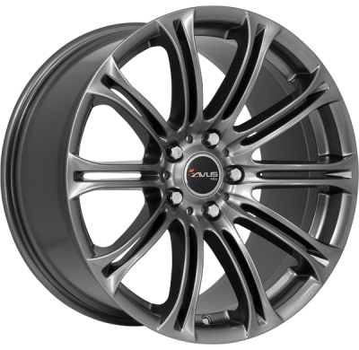Llanta Avus Ac-Mb1 /a Anthracite 17 X 8.00  5x120 Et-30 Buje 72.6