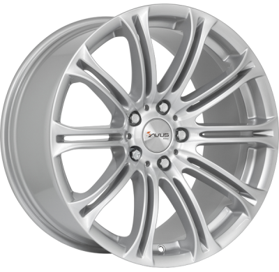 Llanta Avus Ac-Mb1 /S Hyper Silver 18 X 8.00  5x120 Et-34 Buje 72.6