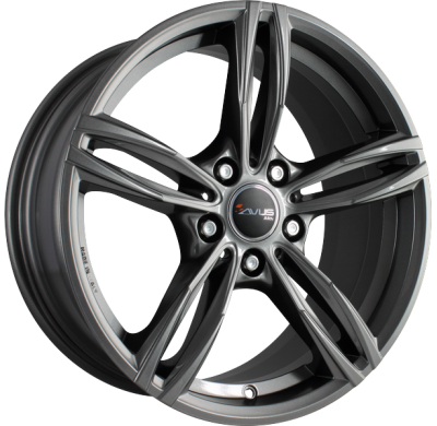 Llanta Avus Ac-Mb3 /a Anthracite 18 X 8.00  5x120 Et-34 Buje 72.6