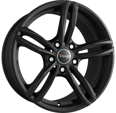 Llanta Avus Ac-Mb3 /Mb Matt Black 17 X 7.50  5x120 Et-37 Buje 72.6