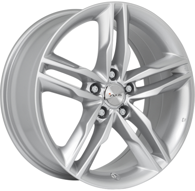 Llanta Avus Af6 /S Hyper Silver 19 X 8.50  5x112 Et-35 Buje 66.45