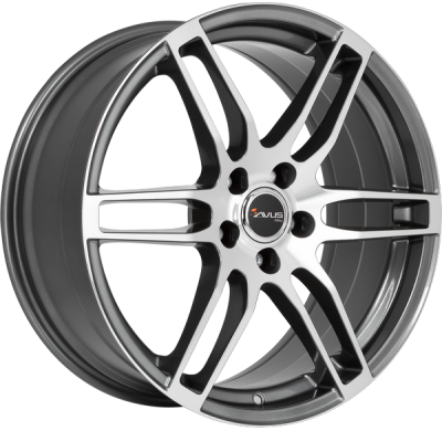 Llanta Avus Af9 /Ap Anthracite Polished 17 X 7.50  5x112 Et-45 Buje 66.45