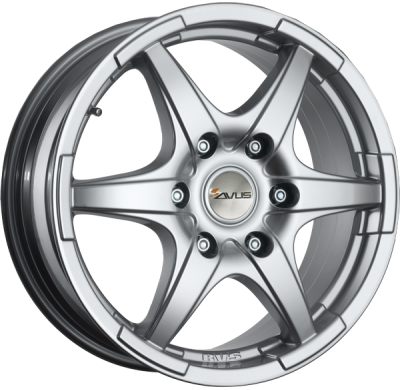 Llanta Avus Grizzly /S Hyper Silver 16 X 6.50  5x130 Et-60 Buje 89.1