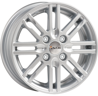 Llanta Avus Koala /S Hyper Silver 13 X 5.00  4x100 Et-35 Buje 67.1