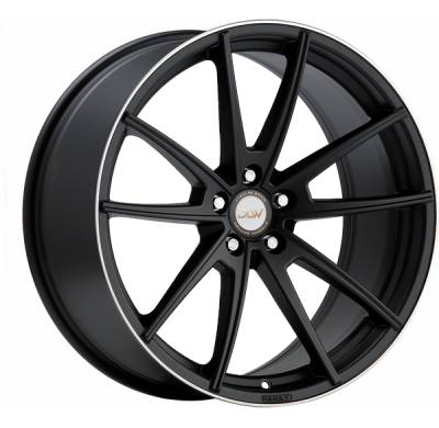 LLANTA DLW MANAY 20 X 9.00 ET 45 5X130 Buje: 71,6 MATT BLACK POLISH LIP