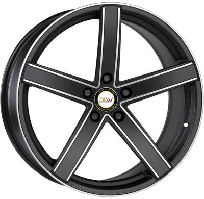 LLANTA DLW UROS-K 20 X 9.00 ET 25 5X112 Buje: 78,1 MATT BLACK POLISH