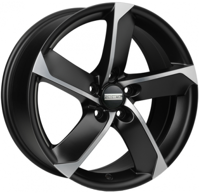 LLANTA FONDMETAL 7900 16 X 7.00 ET 48 5X108 Buje: 67,1 MATT BLACK MACHINED