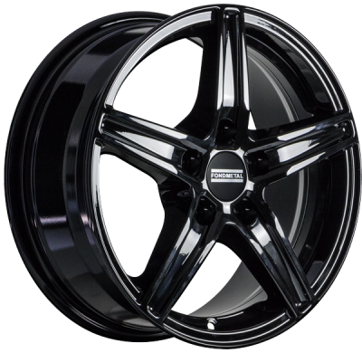 LLANTA FONDMETAL 8100 17 X 7.00 ET 42 5X100 Buje: 67,1 GLOSSY BLACK