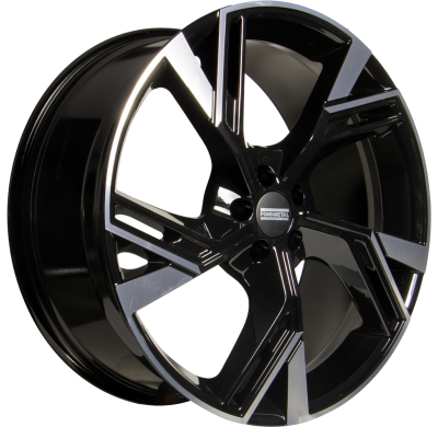 LLANTA FONDMETAL ATENA 20 X 8.50 ET 45 5X108 Buje: 63,4 V-EDITION GLOSSY BLACK MACHINED