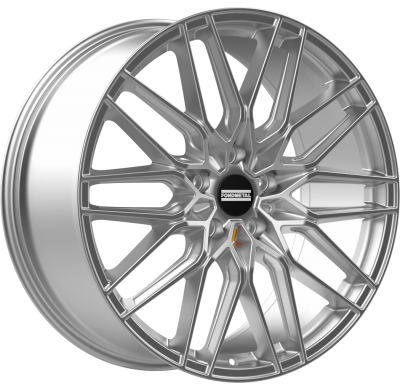 LLANTA FONDMETAL CRATOS 22 X 10.0 ET 36 5X130 Buje: 84,1 GLOSSY SILVER
