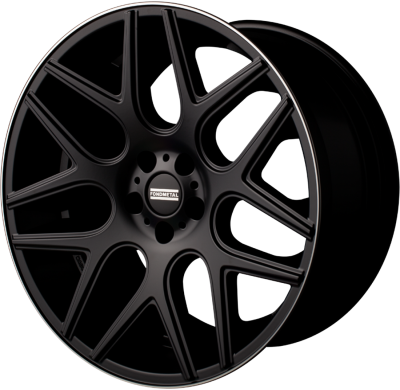 LLANTA FONDMETAL MOROS 20 X 9.50 ET 35 5X130 Buje: 84,1 MATT BLACK MACHINED LIP