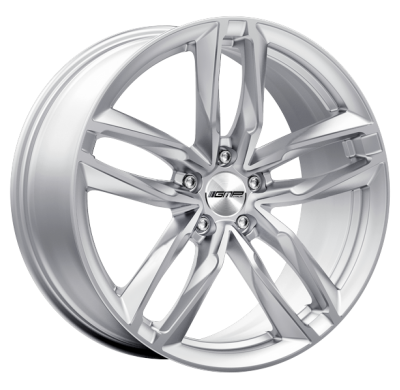 LLANTA GMP ATOM 21 X 9.00 ET 35 5X112 Buje: 66,45 SILVER