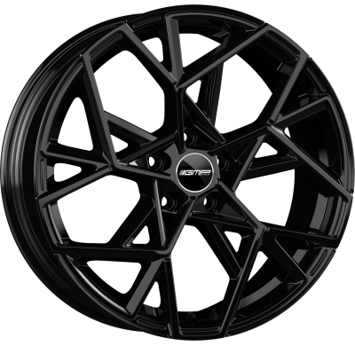 LLANTA GMP CARTESIO GLOSSY BLACK 17 X 7.00 4X108 ET38 BUJE: 63,4