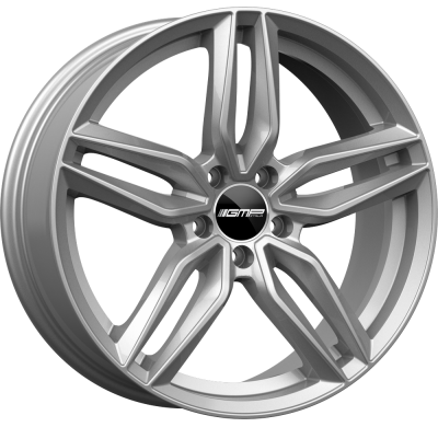 LLANTA GMP FASTEN 18 X 8.00 ET 40 5X108 Buje: 73,1 SILVER